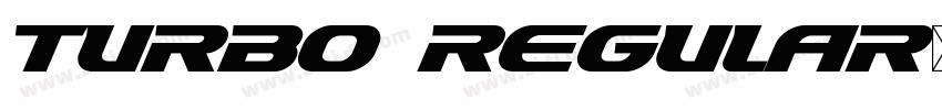 Turbo Regular字体转换